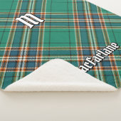 Clan MacFarlane Oude Jacht Tartan Sherpa Deken (3/4)