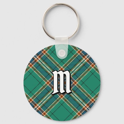 Clan MacFarlane Oude Jacht Tartan Sleutelhanger (Voorkant)