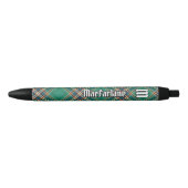 Clan MacFarlane Oude Jacht Tartan Zwarte Inkt Pen (Voorkant)