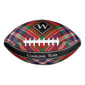 Clan MacFarlane Red Tartan American Football (Voorkant)