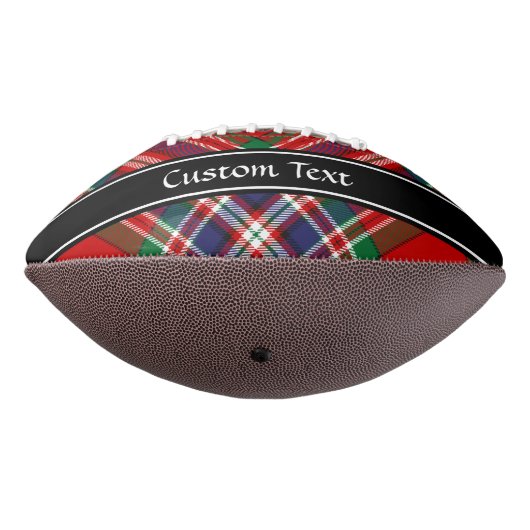 Clan MacFarlane Red Tartan American Football (Gedraaid 270)