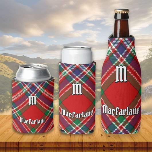 Clan MacFarlane Red Tartan Blikjeskoeler