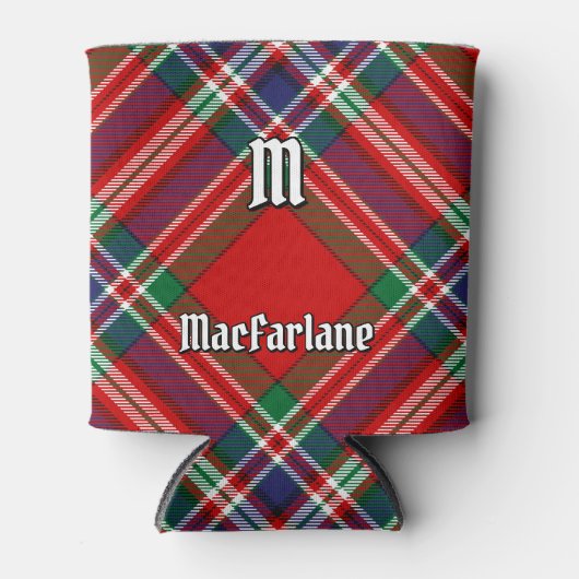 Clan MacFarlane Red Tartan Blikjeskoeler (Voorkant)