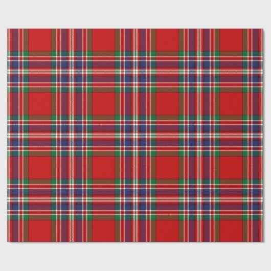 Clan MacFarlane Red Tartan Cadeaupapier (Vlak)