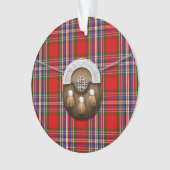 Clan MacFarlane Red Tartan en Sporran Ornament (voorkant)