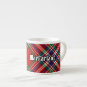 Clan MacFarlane Red Tartan Espresso Kop (Voorkant rechts)