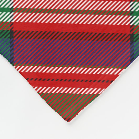 Clan MacFarlane Red Tartan Fleece Deken (Hoek)