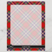 Clan MacFarlane Red Tartan Flyer (Voorkant)