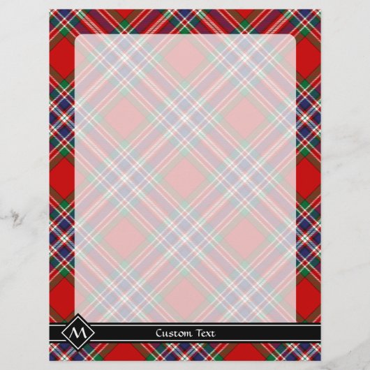 Clan MacFarlane Red Tartan Flyer (Voorkant)