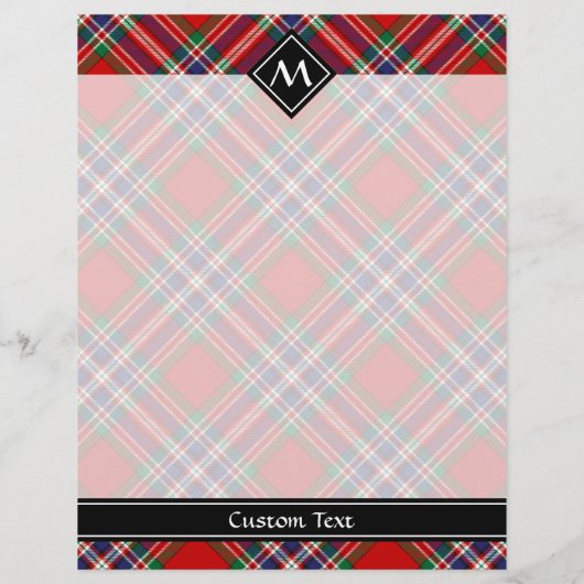 Clan MacFarlane Red Tartan Flyer (Achterkant)