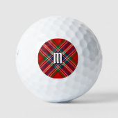 Clan MacFarlane Red Tartan Golfballen (Voorkant)