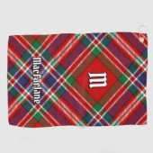Clan MacFarlane Red Tartan Golfhanddoek (Horizontaal)