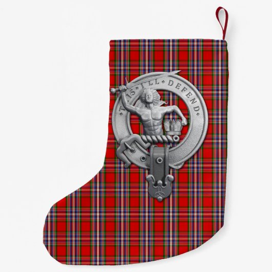 Clan MacFarlane Red Tartan Kleine Kerstsok (Achterkant)