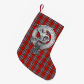 Clan MacFarlane Red Tartan Kleine Kerstsok (Voorkant (Hangend))