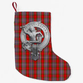 Clan MacFarlane Red Tartan Kleine Kerstsok (Voorkant)