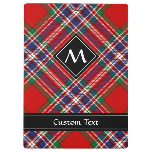 Clan MacFarlane Red Tartan Klembord (Achterkant)