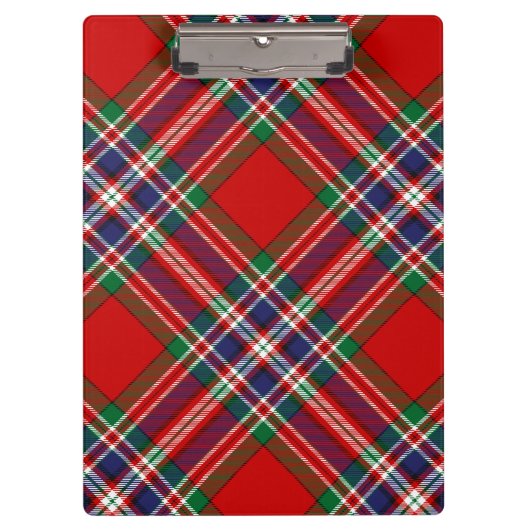 Clan MacFarlane Red Tartan Klembord (Voorkant)