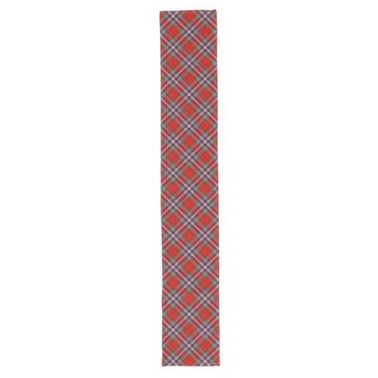 Clan MacFarlane Red Tartan Lange Tafelloper (Voorkant)