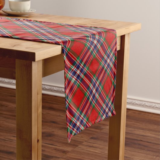 Clan MacFarlane Red Tartan Lange Tafelloper (Voorbeeld)