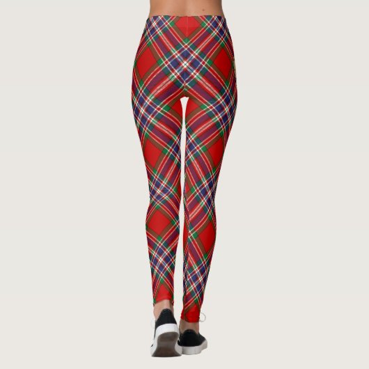 Clan MacFarlane Red Tartan Leggings (Achterkant)