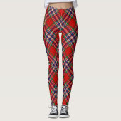 Clan MacFarlane Red Tartan Leggings (Voorkant)