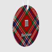 Clan MacFarlane Red Tartan Ornament (voorkant)