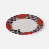 Clan MacFarlane Red Tartan Papieren Bordje (Gekanteld)
