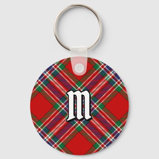 Clan MacFarlane Red Tartan Sleutelhanger (Voorkant)