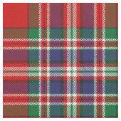 Clan MacFarlane Red Tartan Stof (Close Up)
