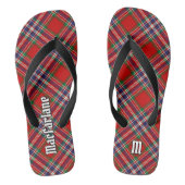 Clan MacFarlane Red Tartan Teenslippers (Voetbed)