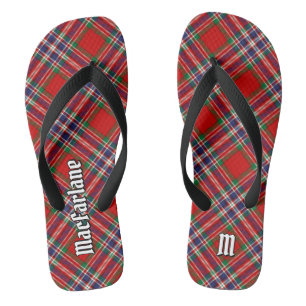 Clan MacFarlane Red Tartan Teenslippers