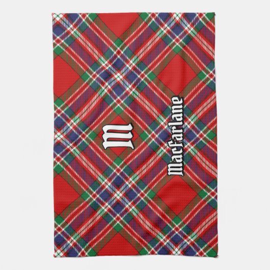 Clan MacFarlane Red Tartan Theedoek (Verticaal)