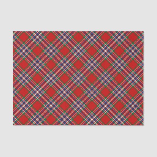 Clan MacFarlane Red Tartan Tissuepapier (Voorkant)