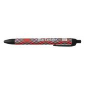 Clan MacFarlane Red Tartan Zwarte Inkt Pen (Bodem)