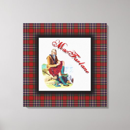 Clan MacFarlane Scottish Dream Canvas Afdruk (Voorkant)