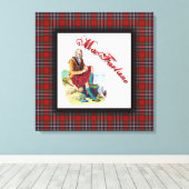Clan MacFarlane Scottish Dream Canvas Afdruk (Insitu (Houten vloer))