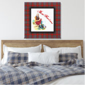 Clan MacFarlane Scottish Dream Canvas Afdruk (Insitu (Slaapkamer))