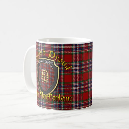 Clan MacFarlane Scottish Proud Cups Mokken (Voorkant links)