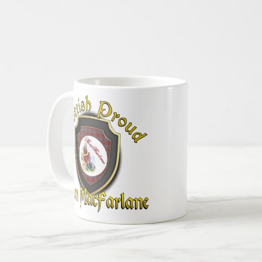 Clan MacFarlane Scottish Proud Cups Mokken (Voorkant links)