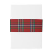 Clan MacFarlane Tartan Bruiloft Belly Band Uitnodigingen Wikkel (Achterkant Voorbeeld)