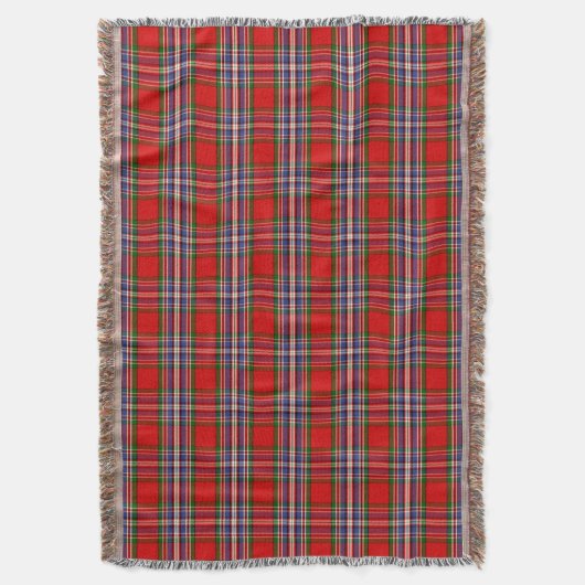Clan MacFarlane Tartan Deken (Voorkant Verticaal)