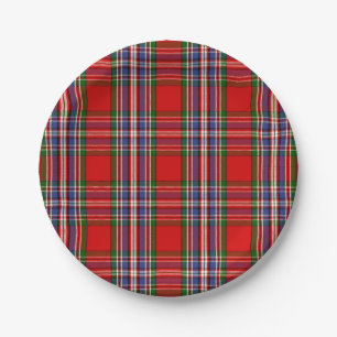 Clan MacFarlane Tartan Papieren Bordje