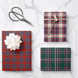 Clan MacFarlane Tartan Variaties Inpakpapier Vel
