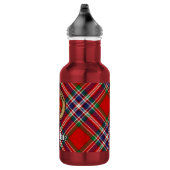 Clan MacFarlane Wapen over Tartan Waterfles (Rechts)