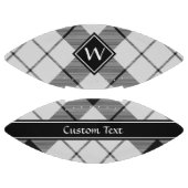 Clan MacFarlane Zwart-wit Tartan American Football (Panelen)