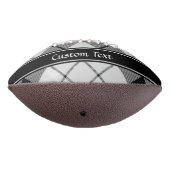 Clan MacFarlane Zwart-wit Tartan American Football (Gedraaid 270)
