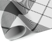 Clan MacFarlane Zwart-wit Tartan Cadeaupapier (Rol Hoek)