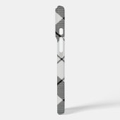 Clan MacFarlane Zwart-wit Tartan Case-Mate iPhone Case (Achterkant / Links)