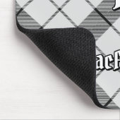 Clan MacFarlane Zwart-wit Tartan Muismat (Hoek)