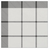 Clan MacFarlane Zwart-wit Tartan Stof (Close Up)